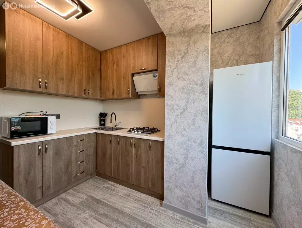 2-комнатная квартира: село Ольгинка, 1-й микрорайон, 2 (42.9 м) - Фото 1