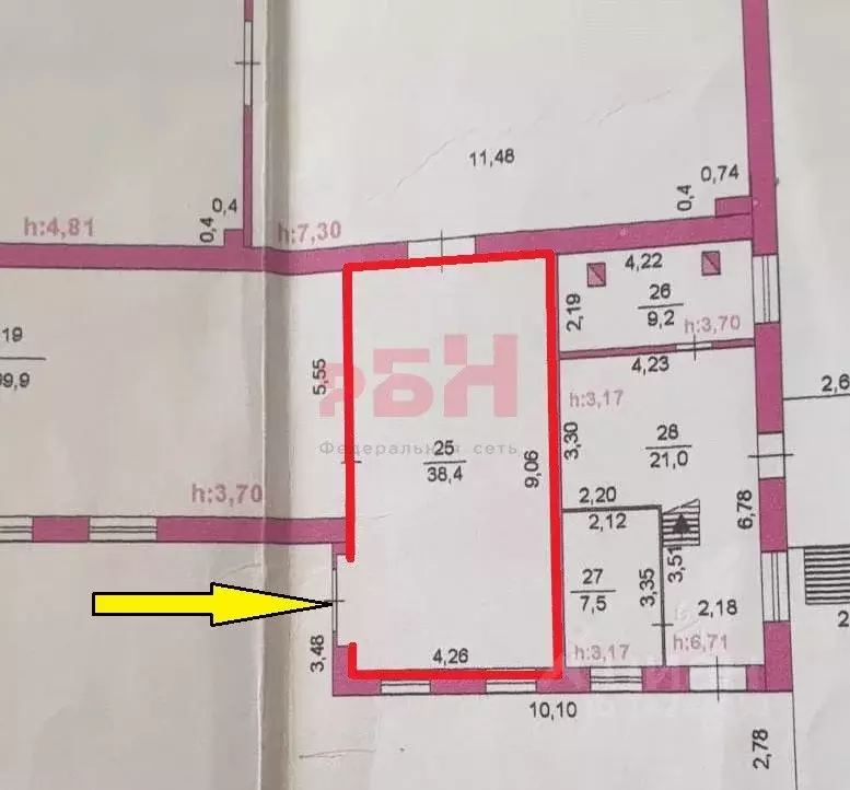 Торговая площадь в Челябинская область, Коркино ул. 30 лет ВЛКСМ, ... - Фото 2