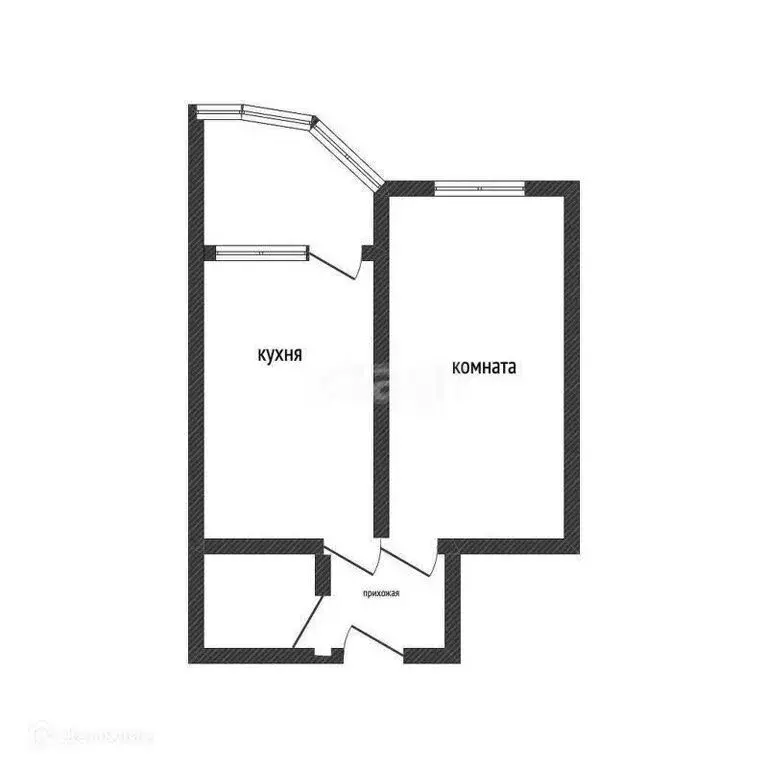 1-комнатная квартира: Воронеж, улица Суворова, 122А (38.4 м) - Фото 0