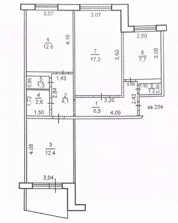 3-к кв. Оренбургская область, Оренбург ул. Чкалова, 46 (65.9 м) - Фото 1