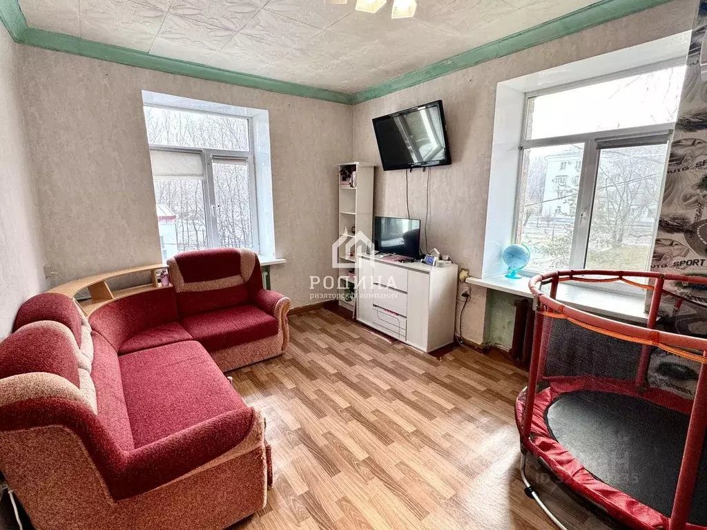 2-к кв. Хабаровский край, Комсомольск-на-Амуре ул. Калинина, 24 (50.9 ... - Фото 1
