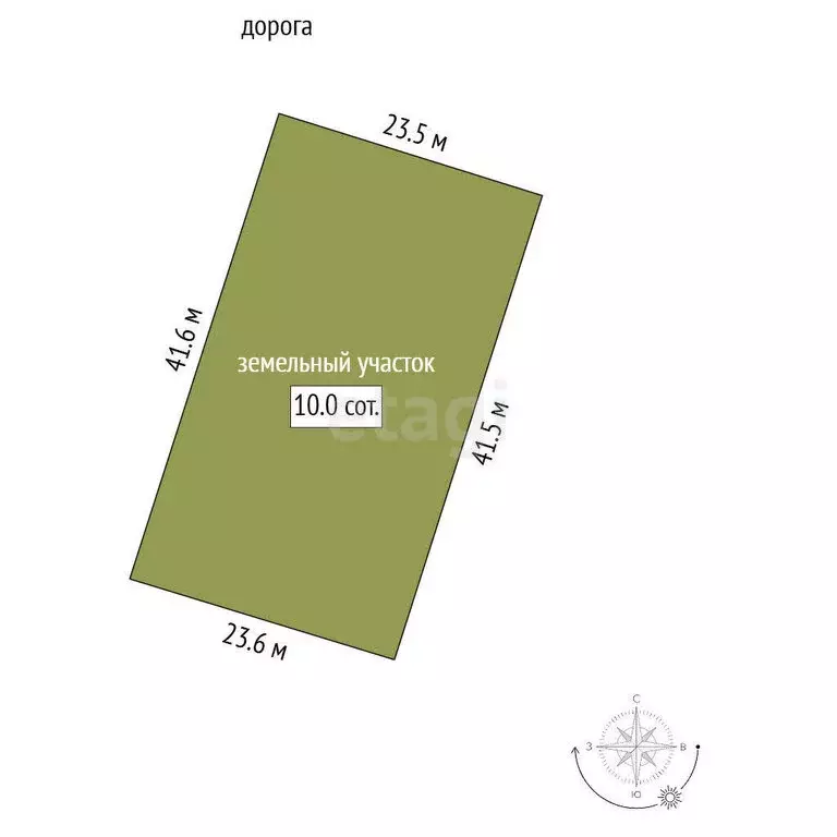 Участок в Поспеловское сельское поселение, посёлок Луговой (10 м) - Фото 2