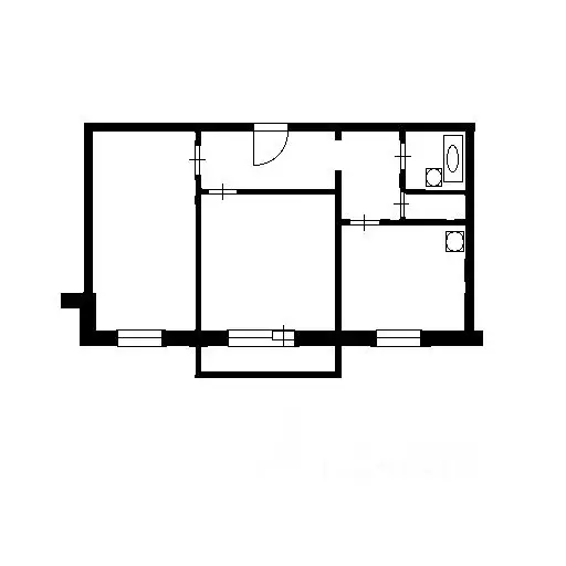 2-к кв. Новосибирская область, Новосибирск ул. Титова, 276 (53.0 м) - Фото 0