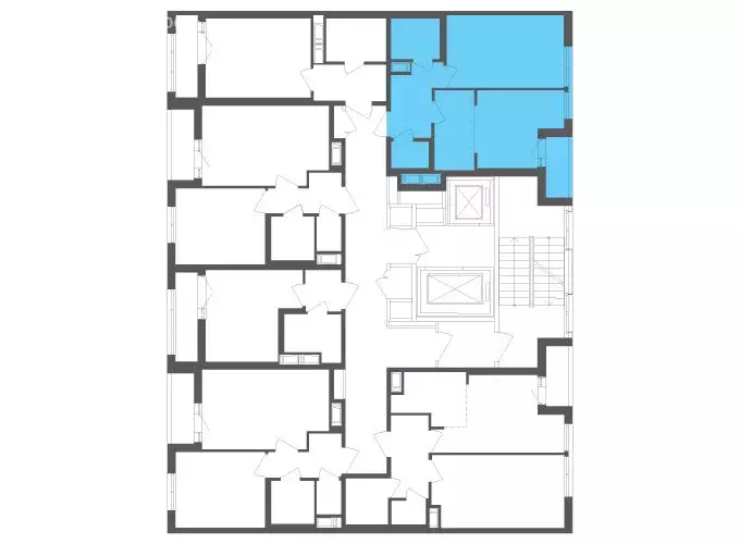 2-комнатная квартира: посёлок Шушары, Старорусский проспект, 3к1 (39.5 ... - Фото 2