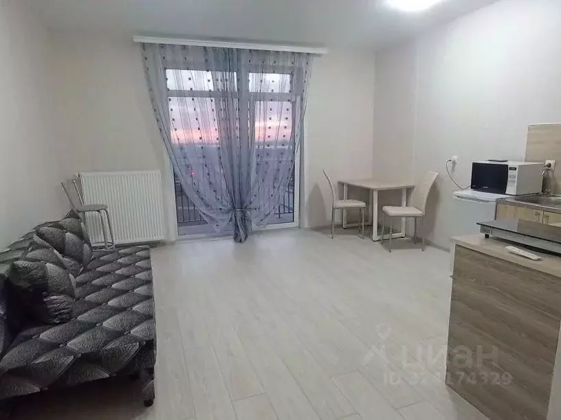 Студия Пермский край, Пермь ул. Татьяны Барамзиной, 32В (33.0 м) - Фото 1