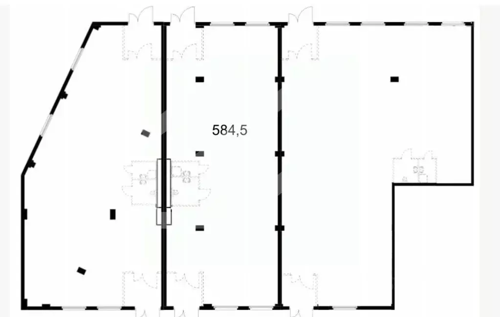 Помещение свободного назначения в Москва Очаковское ш., 5к5 (585 м) - Фото 2