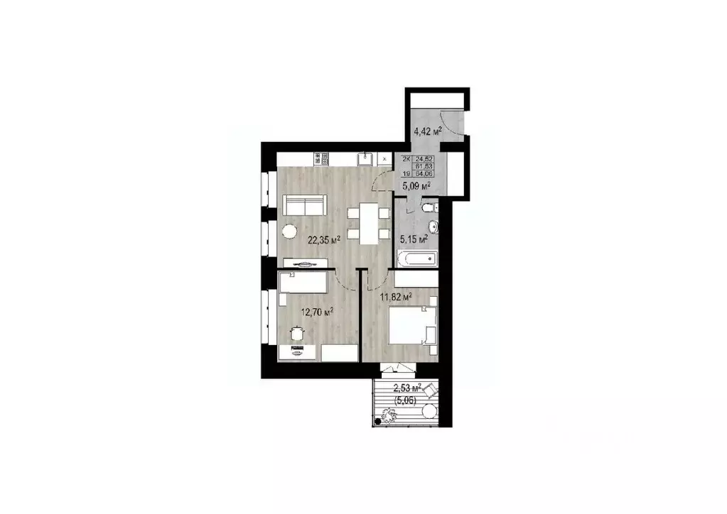 2-к кв. Ярославская область, Ярославль Петропавловские пруды жилой ... - Фото 0