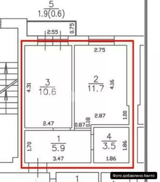1-комнатная квартира: Пионерский, улица Гептнера, 15 (33.3 м) - Фото 1