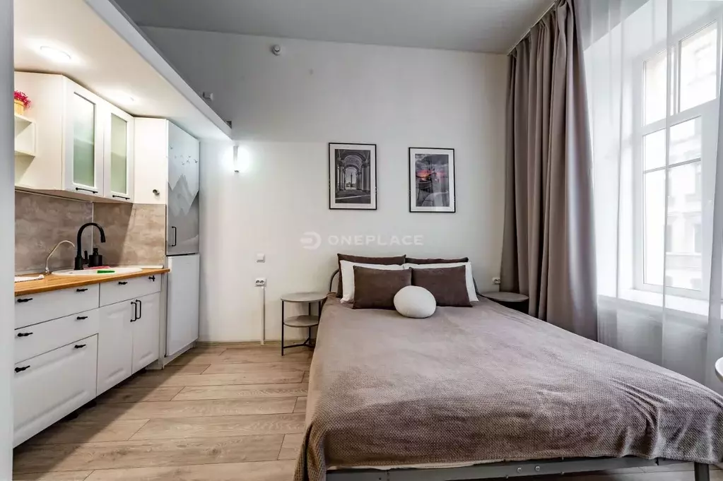 Студия Санкт-Петербург Конная ул., 20/6 (28.6 м) - Фото 1