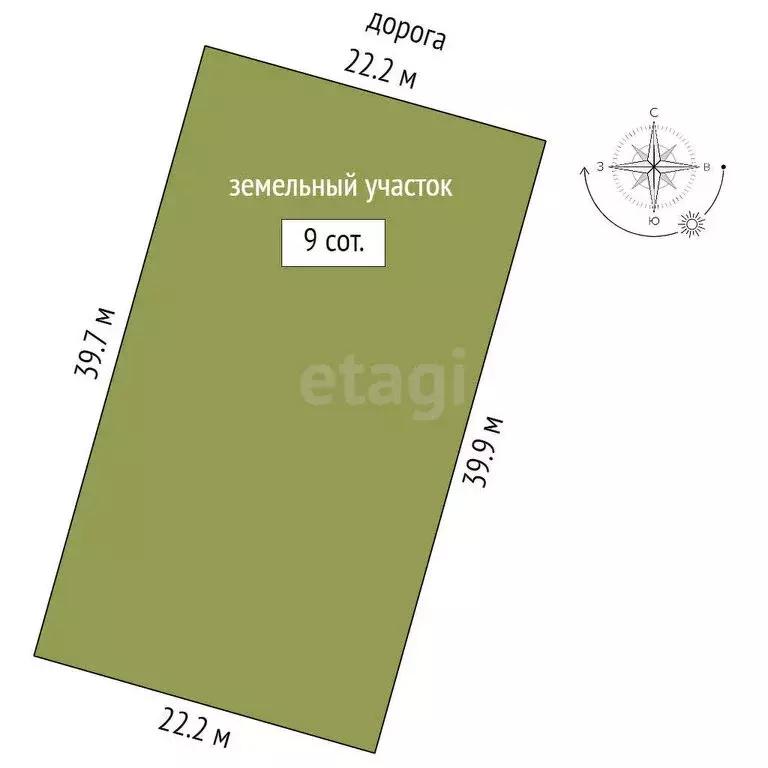Участок в Республика Саха (Якутия), Якутск (9 м) - Фото 0