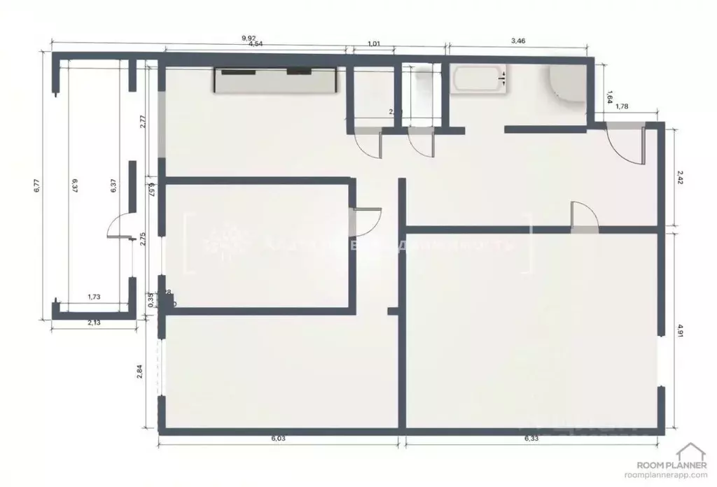 3-к кв. Томская область, Томск ул. Герцена, 46/1 (103.5 м) - Фото 1