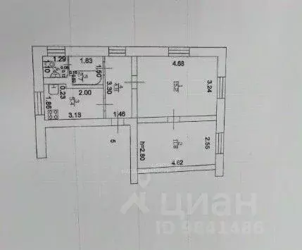 2-к кв. Татарстан, Казань ул. Авиахима, 53к3 (41.3 м) - Фото 2