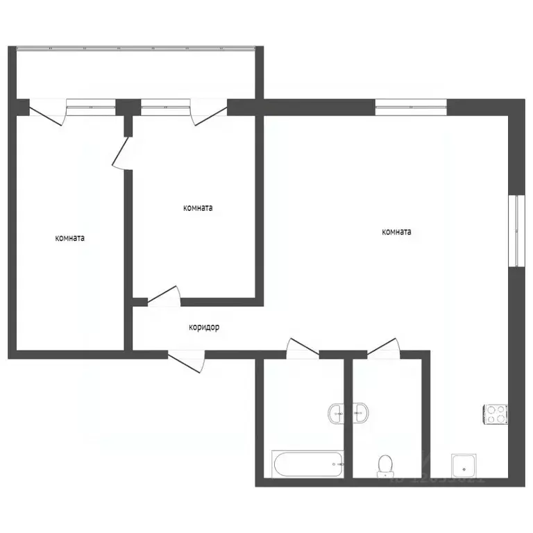 3-к кв. Костромская область, Кострома Воскресенский пер., 14 (122.4 м) - Фото 1