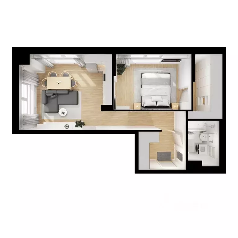 1-к кв. Приморский край, Владивосток Босфорский Парк жилой комплекс, 4 ... - Фото 2