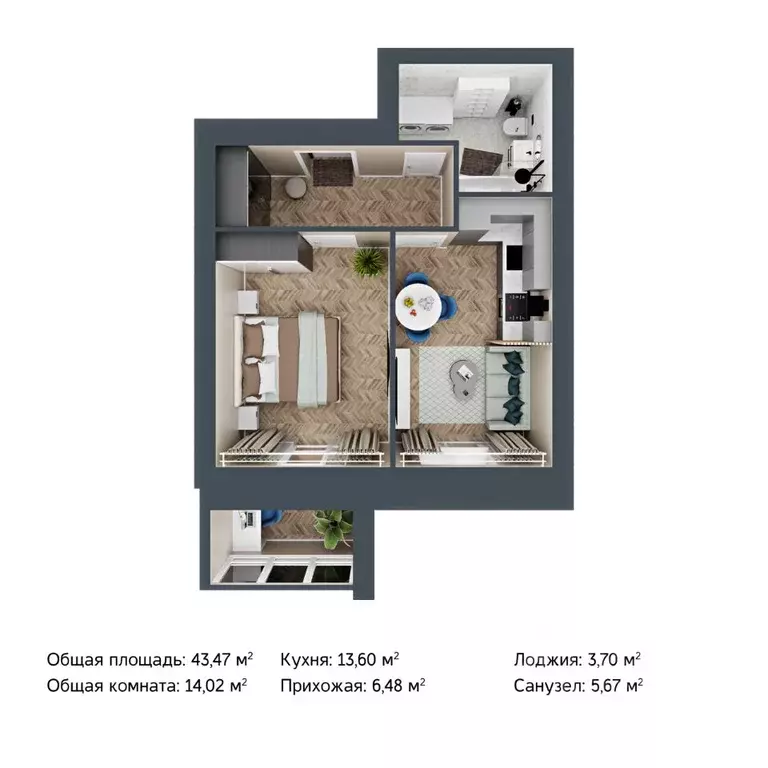 1-к кв. Марий Эл, Йошкар-Ола городской округ, с. Семеновка ул. ... - Фото 1