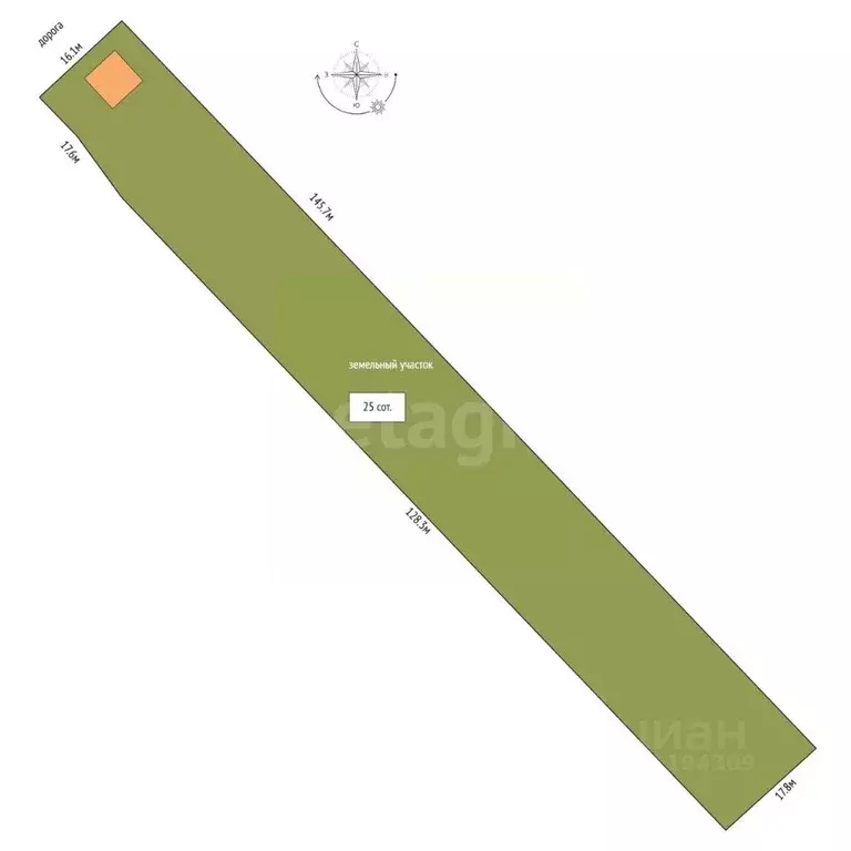 Дом в Мордовия, Краснослободский район, с. Сивинь Садовая ул., 10А (32 ... - Фото 2