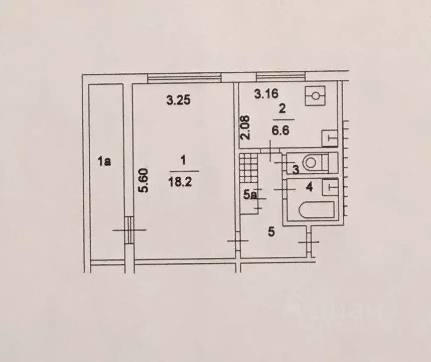 1-к кв. Москва ул. Усиевича, 25К1 (33.1 м) - Фото 1
