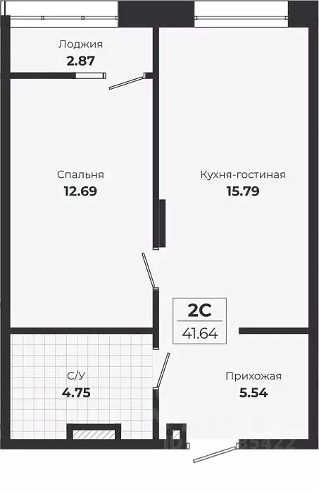 1-к кв. Новосибирская область, Новосибирск Лесоперевалка мкр, Ясный ... - Фото 0