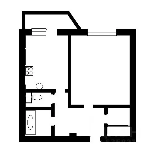 1-к кв. Санкт-Петербург, Санкт-Петербург, Сестрорецк Приморское ш., ... - Фото 2