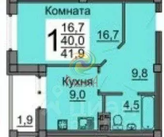 1-к кв. Ивановская область, Кохма ул. Машиностроительная, 8 (42.0 м) - Фото 2