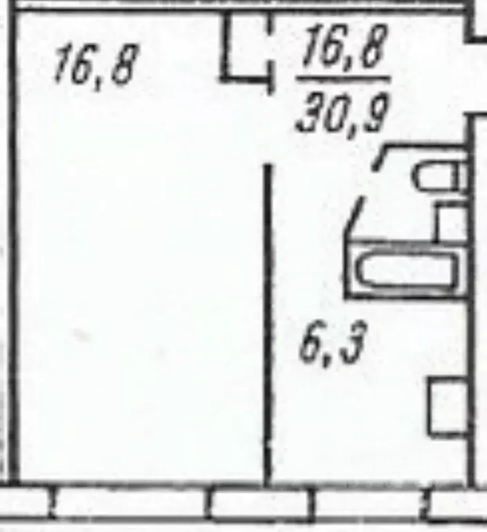 1-к кв. Санкт-Петербург Белградская ул., 10К2 (30.8 м) - Фото 1