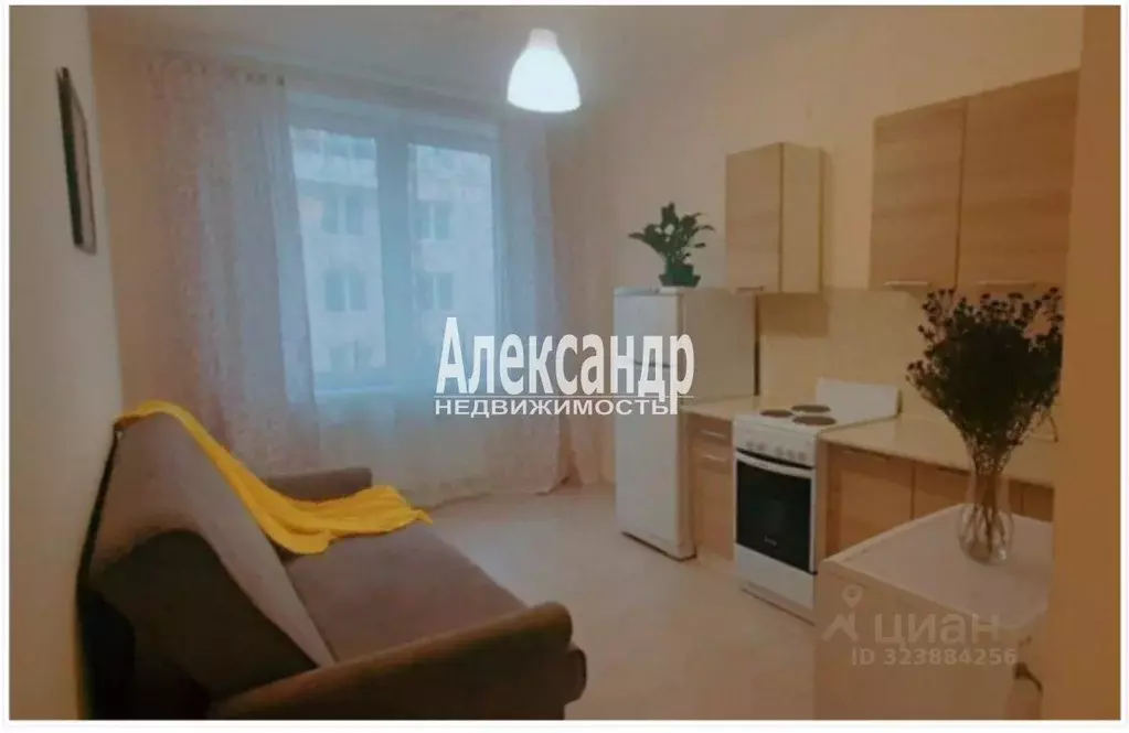 1-к кв. Санкт-Петербург наб. Реки Каменки, 11к2 (32.1 м) - Фото 1