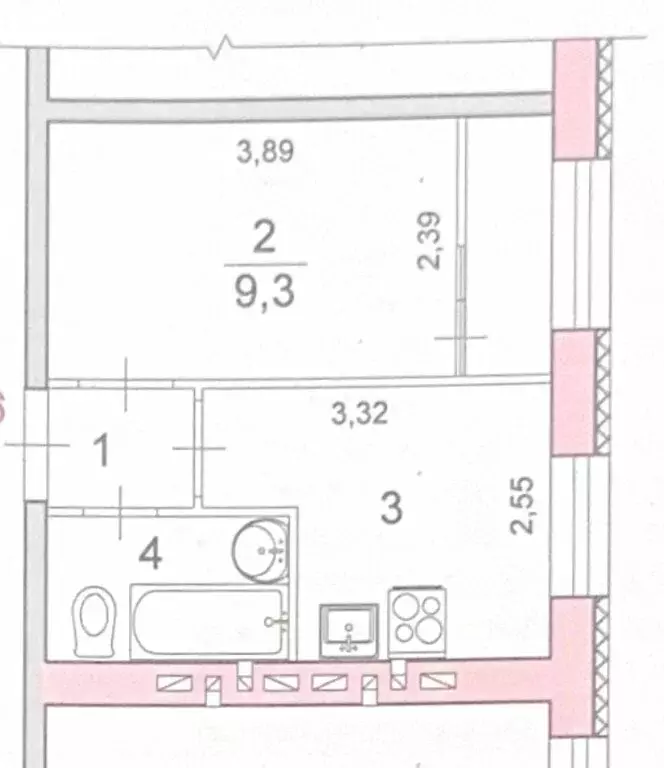 1-комнатная квартира: Волгоград, улица Ломоносова, 77 (21.1 м) - Фото 0