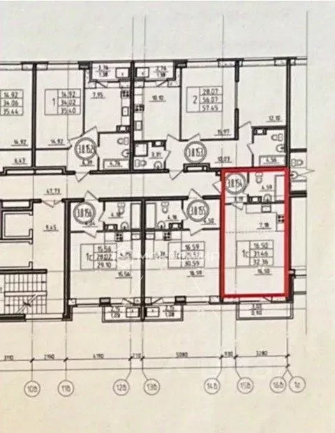 Студия Санкт-Петербург Киевская ул., 5к7 (31.6 м) - Фото 1