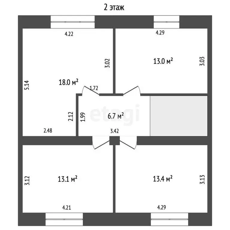 Дом в Октябрьский, Пригородная улица (137.6 м) - Фото 1
