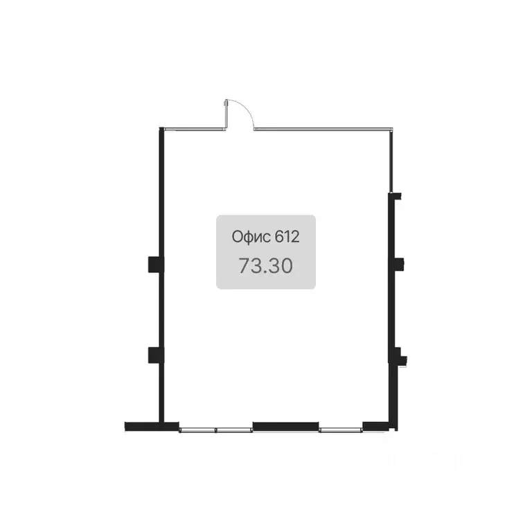 Офис в Краснодарский край, Краснодар Российская ул., 93А (73 м) - Фото 1