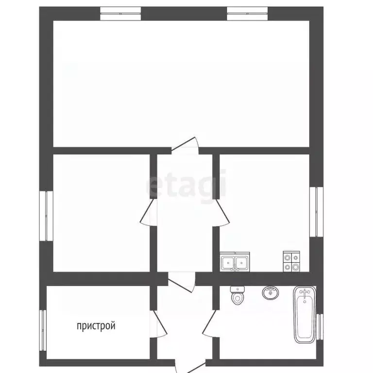Дом в Тюменская область, Ярковский муниципальный округ, д. Новонерда  ... - Фото 2