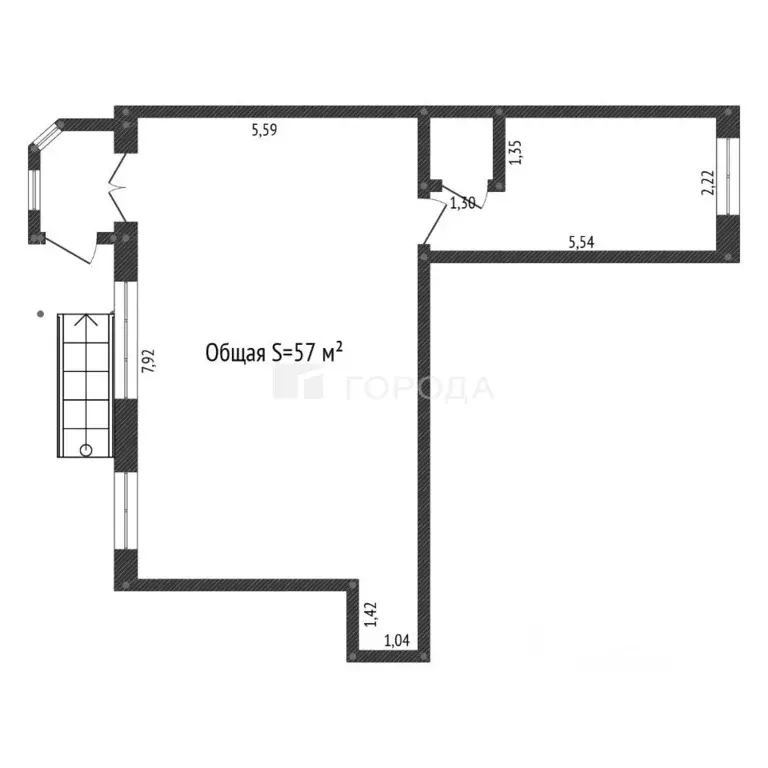 Торговая площадь в Кемеровская область, Новокузнецк просп. Курако, 27 ... - Фото 2