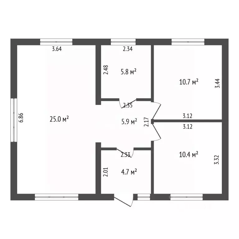 Дом в Калининградская область, Гурьевский муниципальный округ, пос. ... - Фото 2