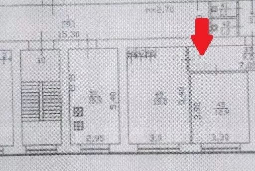 Комната Ленинградская область, Новая Ладога Волховский район, В мкр, ... - Фото 1