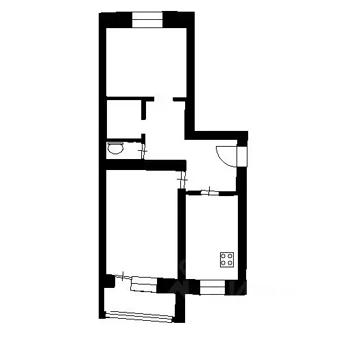 2-к кв. Башкортостан, Уфа Дагестанская ул. (55.0 м) - Фото 2