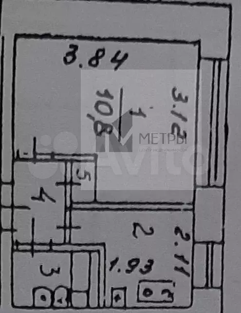 1-к. квартира, 20,3 м, 4/9 эт. - Фото 0
