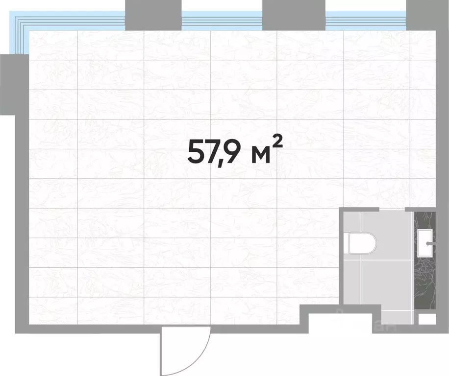 Офис в Москва ул. Зорге, 9Ак7 (58 м) - Фото 2