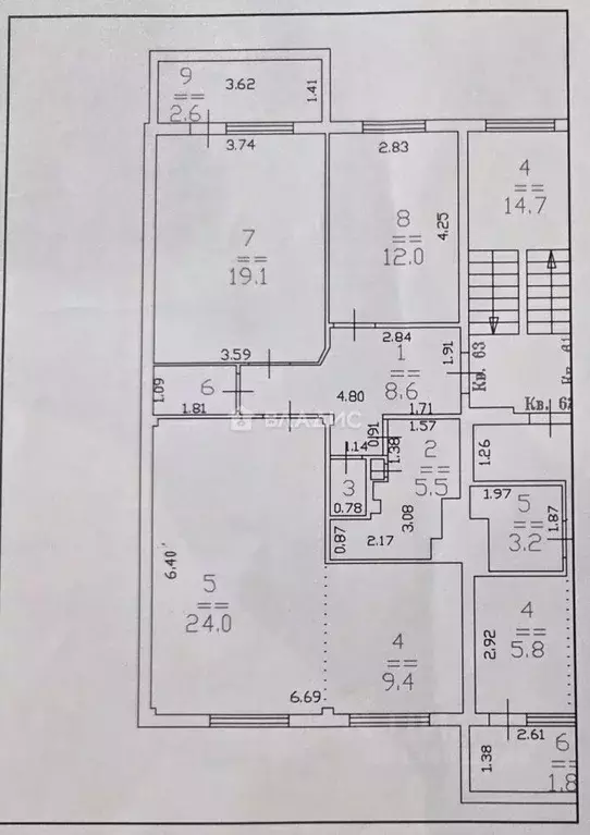 3-к кв. Нижегородская область, Нижний Новгород Яблоневая ул., 14А ... - Фото 2