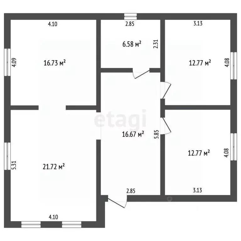 Дом в Вологодская область, Шекснинский муниципальный округ, д. ... - Фото 2