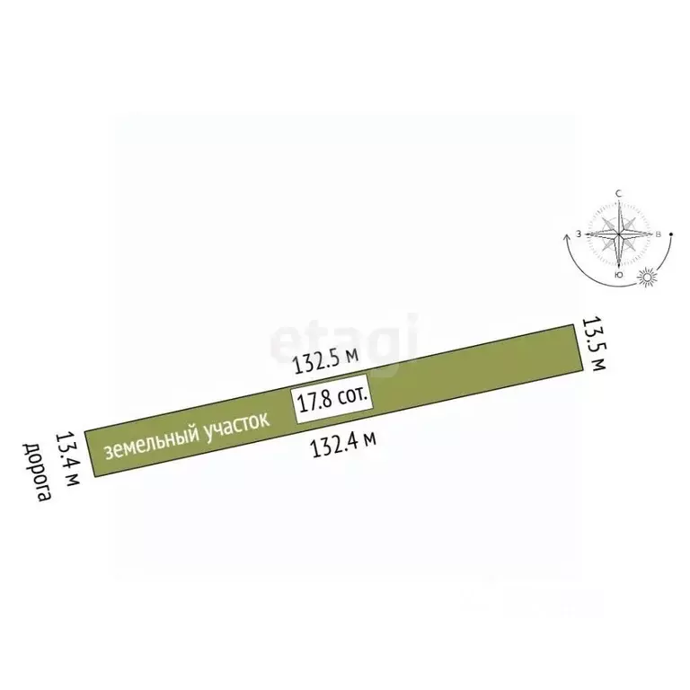 Участок в Крым, Черноморский район, с. Межводное  (17.76 сот.) - Фото 2