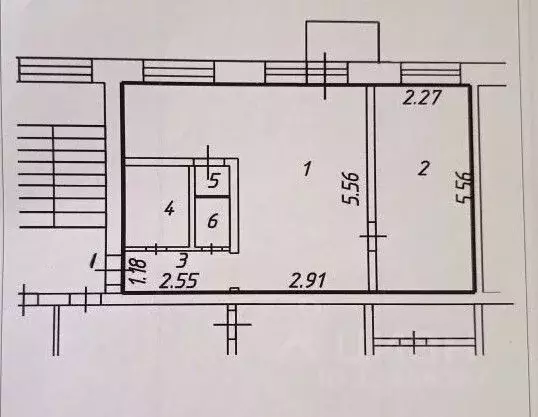 2-к кв. Коми, Сыктывкар ул. Чернова, 20 (41.9 м) - Фото 2