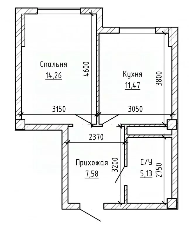 1-к кв. Кабардино-Балкария, Нальчик ул. Атажукина, 155 (38.25 м) - Фото 2