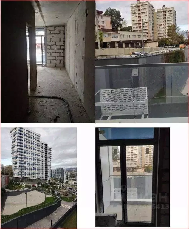 1-к кв. Краснодарский край, Сочи Бытха мкр, ул. Ясногорская, 16/2к3 ... - Фото 2