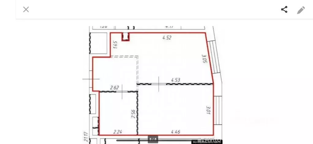 2-к кв. Москва ул. Крузенштерна, 9 (39.0 м) - Фото 2