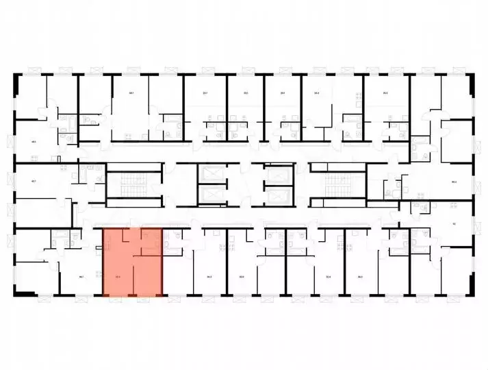 1-к. квартира, 32,4м, 18/33эт. - Фото 1