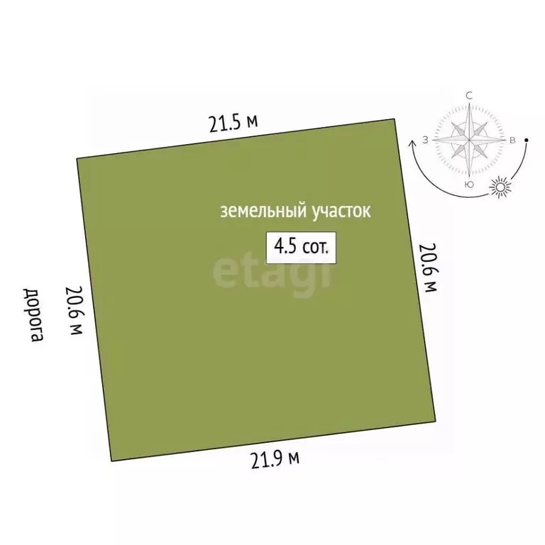 Участок в Тюменская область, Тюменский муниципальный округ, Победа кп  ... - Фото 1