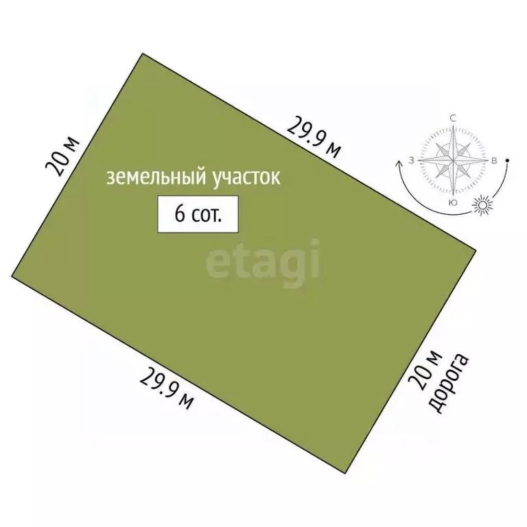 Участок в Челябинская область, Сосновский муниципальный округ, с. ... - Фото 2