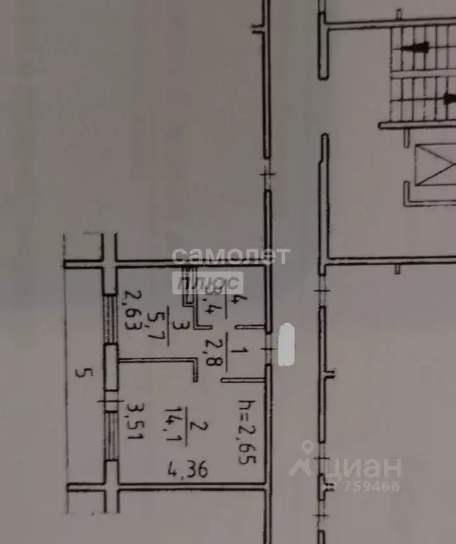 1-к кв. Новосибирская область, Новосибирск ул. Тюленина, 21 (26.0 м) - Фото 1
