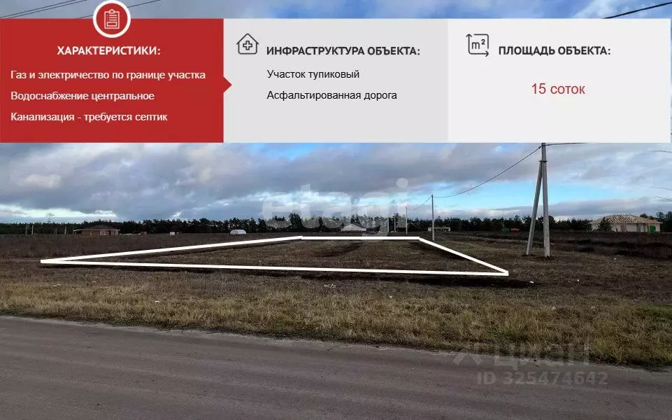 Участок в Белгородская область, Старооскольский городской округ, с. ... - Фото 1