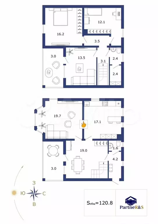 Дом 120,2 м на участке 11,6 сот. - Фото 0